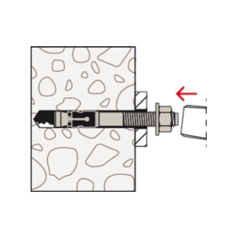 fischer Bolzenanker FAZ II Plus 12/100 GS 30x3