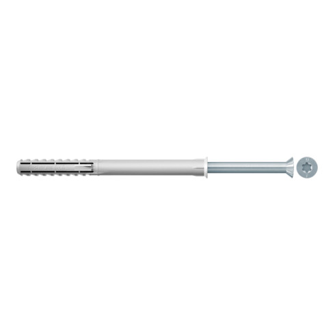 fischer Ancrage long SXS avec vis à tête fraisée PZ 8 mm