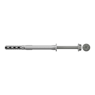 Fixation pour ossatures et cadres fischer SXR FUS A4 avec vis tête hexagonale en acier inoxydable