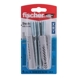 fischer Boulon à vis STS 10 x 100 + UX K SB-SaMo
