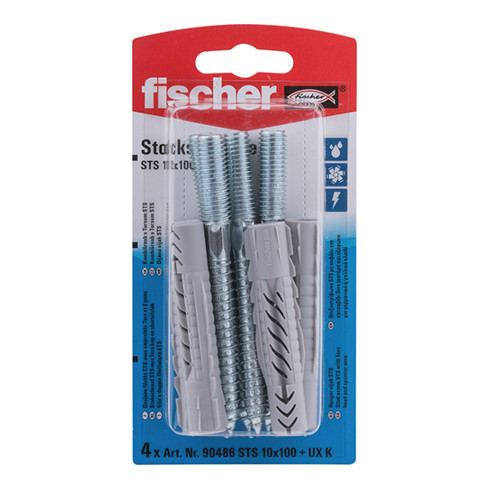 fischer Boulon à vis STS 10 x 100 + UX K SB-SaMo