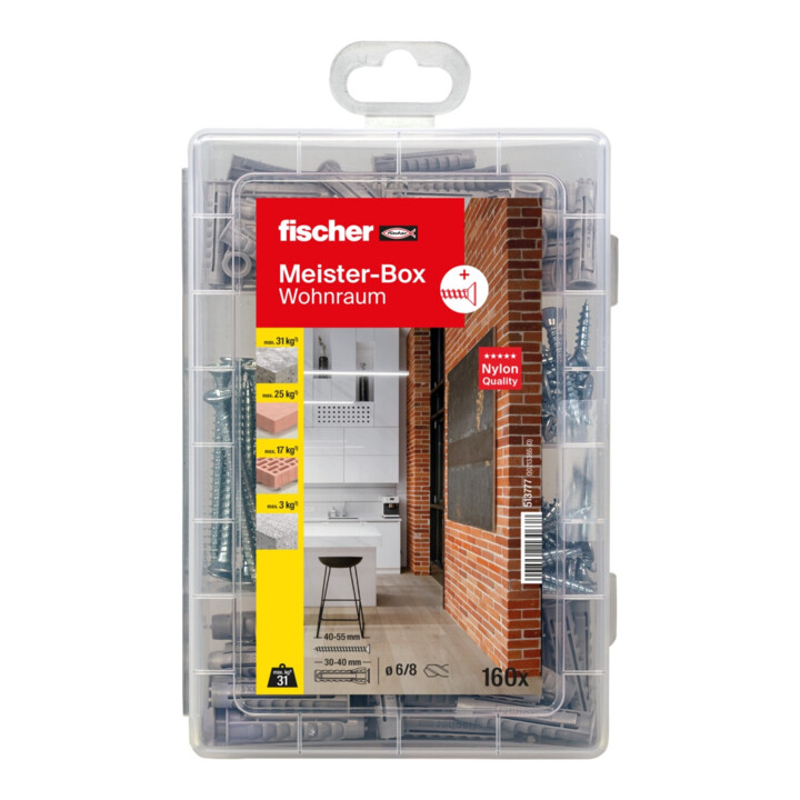 fischer Box SX met schroeven
