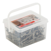 fischer Box Terrassenschrauben, Edelstahl A2, 200 Stück