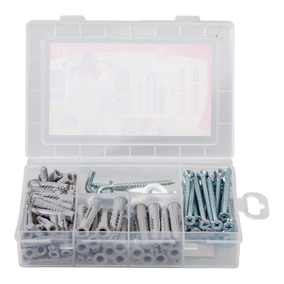 fischer Box Universeelplug UX + schroeven + haken