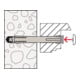 fischer cache ADM 10 W blanc