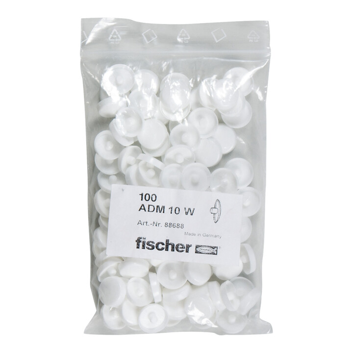 fischer cache ADM 10 W blanc