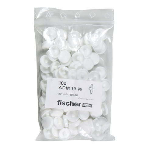 fischer cache ADM 10 W blanc