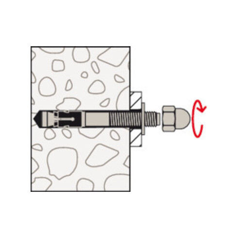 fischer Cheville à expansion FAZ II 10/10 K (2)