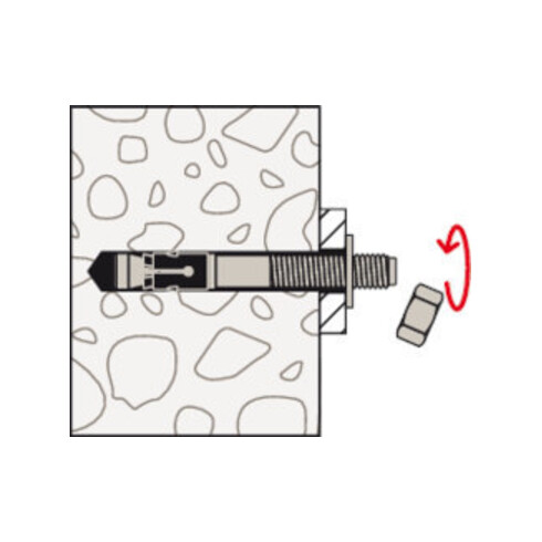 fischer Cheville à expansion FAZ II 12/10 K (2)