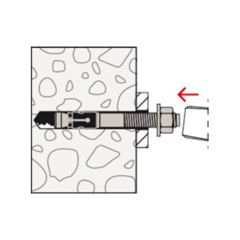 fischer Cheville à expansion FAZ II 8/10 K (2)