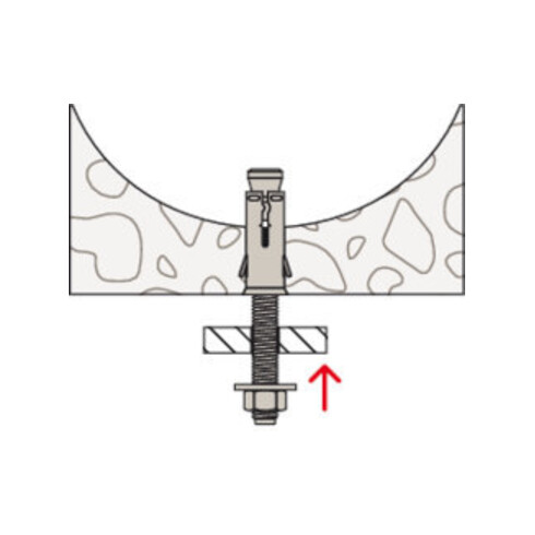 fischer Cheville à expansion pour plafond creux FHY M10