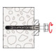 fischer Cheville à long corps SXRL 8x120 FUS B-5