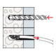 fischer Cheville à long fût SXR 8x60 blanche K NV-5
