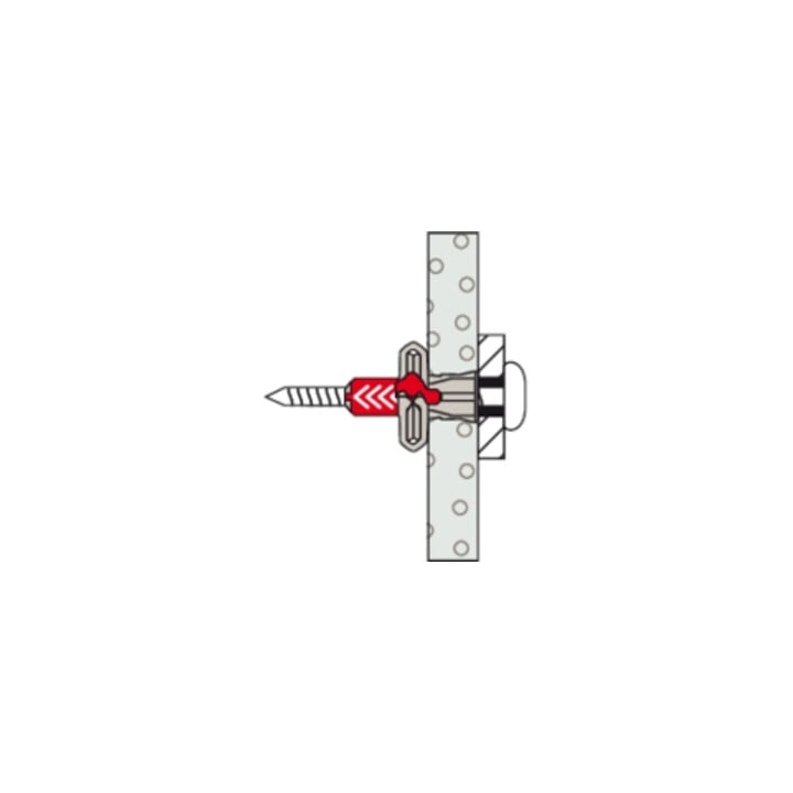 fischer Cheville bi-matière DuoPower 6 x 30 PH avec vis
