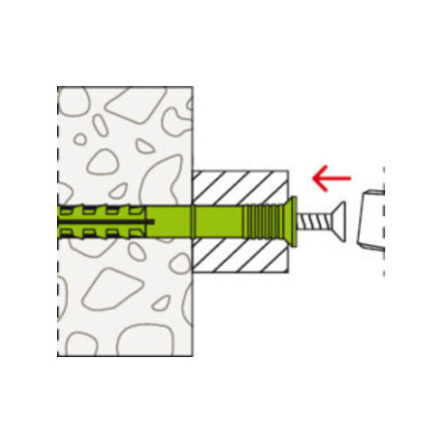 fischer Cheville clou N Green 6x60/30 S K (15)