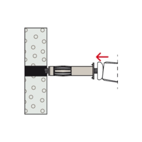 fischer Cheville métallique pour cavités HM 5x37 RH K