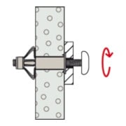 fischer Cheville métallique pour cavités HM 5x52 SK K-4