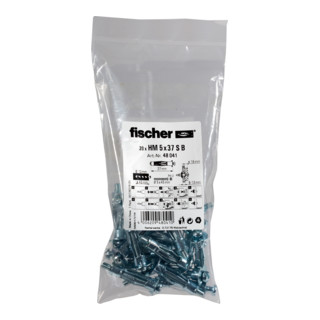 fischer Cheville métallique pour matériaux creux HM 5x37 S B