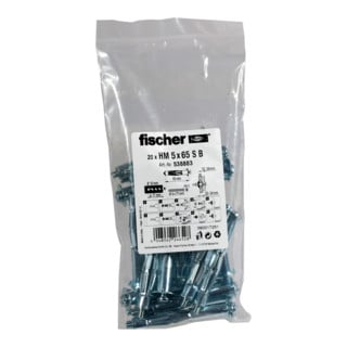 fischer Cheville métallique pour matériaux creux HM 5x65 S B