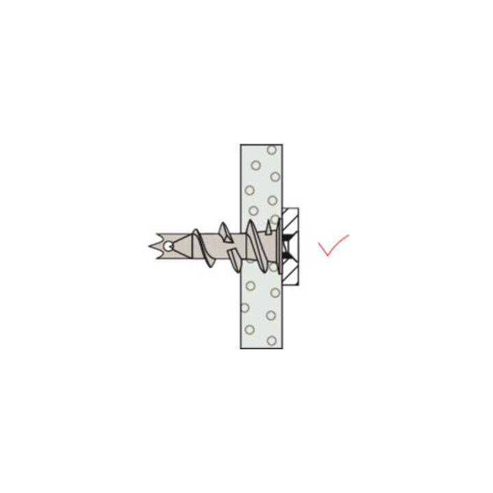 fischer Cheville métallique pour plaques de plâtre GKM K(10)