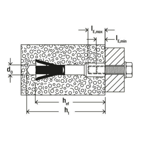 fischer Cheville pour béton cellulaire FPX-I M10 K (2)