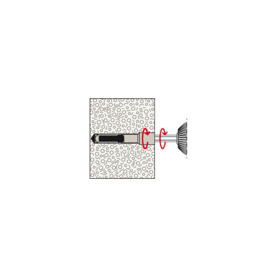 fischer Cheville pour béton cellulaire FPX-I M6 K (2)