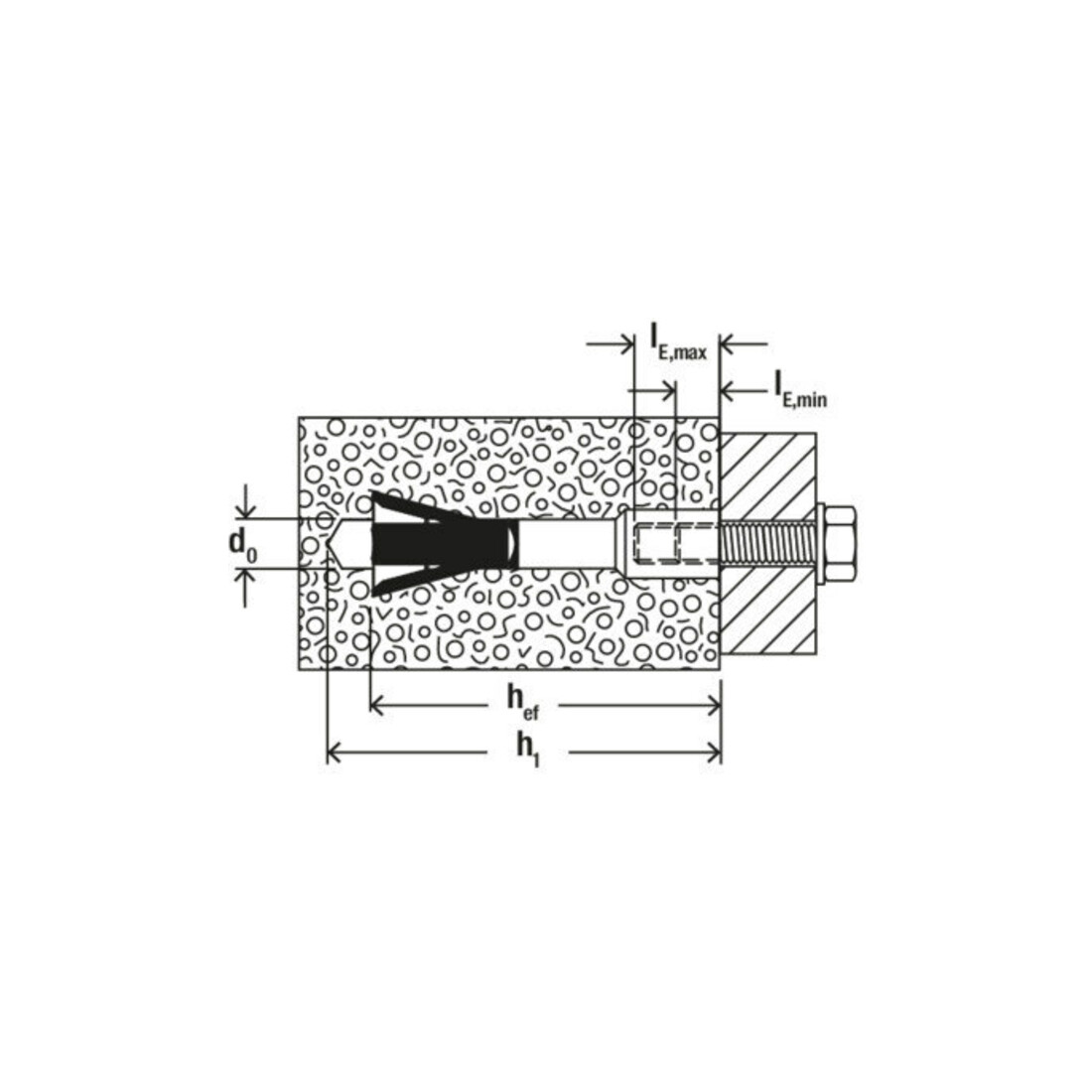 fischer Cheville pour béton cellulaire FPX-I M8 K (2)