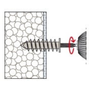 fischer Cheville pour isolant FID-R zl B-4
