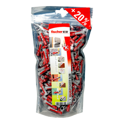 fischer Chevilles Big Pack DuoPower 6 (240)