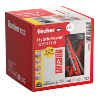 fischer Chevilles HybridPower 10x90 FUS (10)