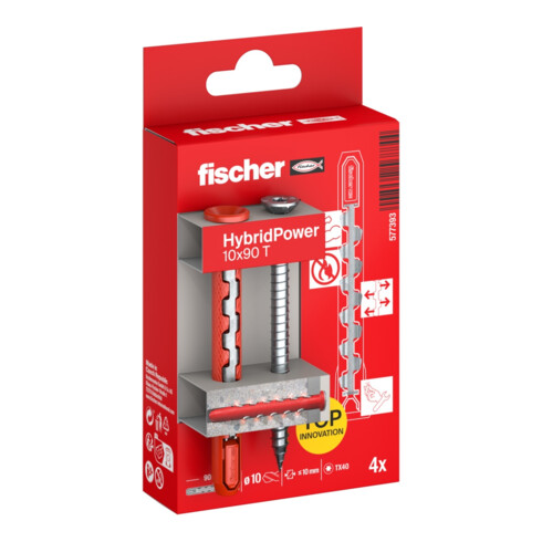 fischer Chevilles HybridPower 10x90 T K (4)