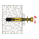 fischer Chevilles laiton MS 8x28 K (10)-4