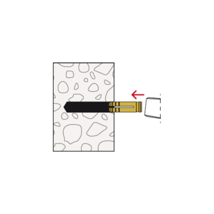 fischer Chevilles laiton MS 8x28 K (10)