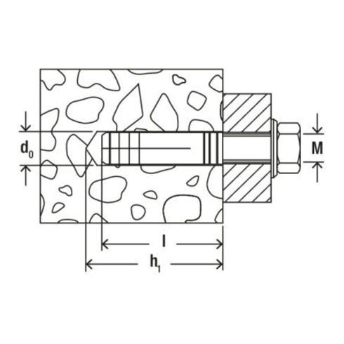 fischer Chevilles laiton MS 8x28 K (10)