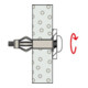 fischer Chevilles métalliques pour cavités HM 4x45 S K (4)