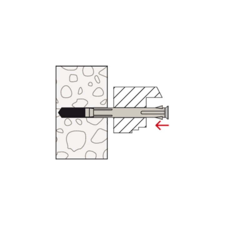 fischer Chevilles pour cadre de fenêtre F 10 M 182 B Carte SB