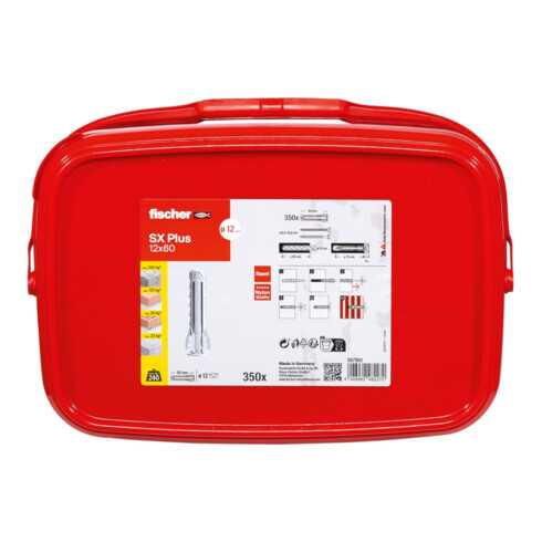 fischer Chevilles SX Plus 12x60 Seau (350)