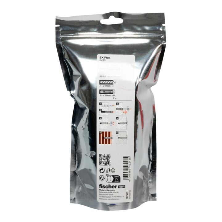 fischer Chevilles SX Plus 6x30 BigPack (240)