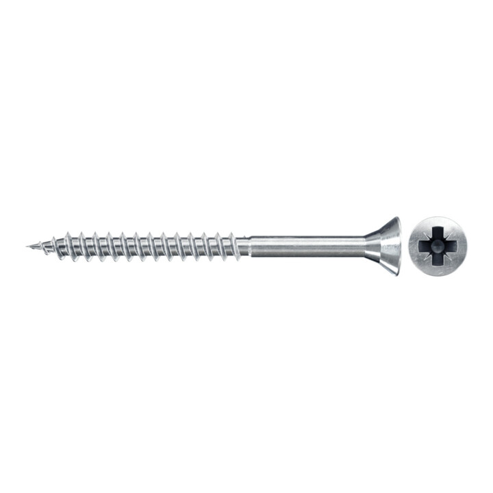 fischer Spanplattenschraube Classic-Fast II VG mit Kreuzschlitz PZ