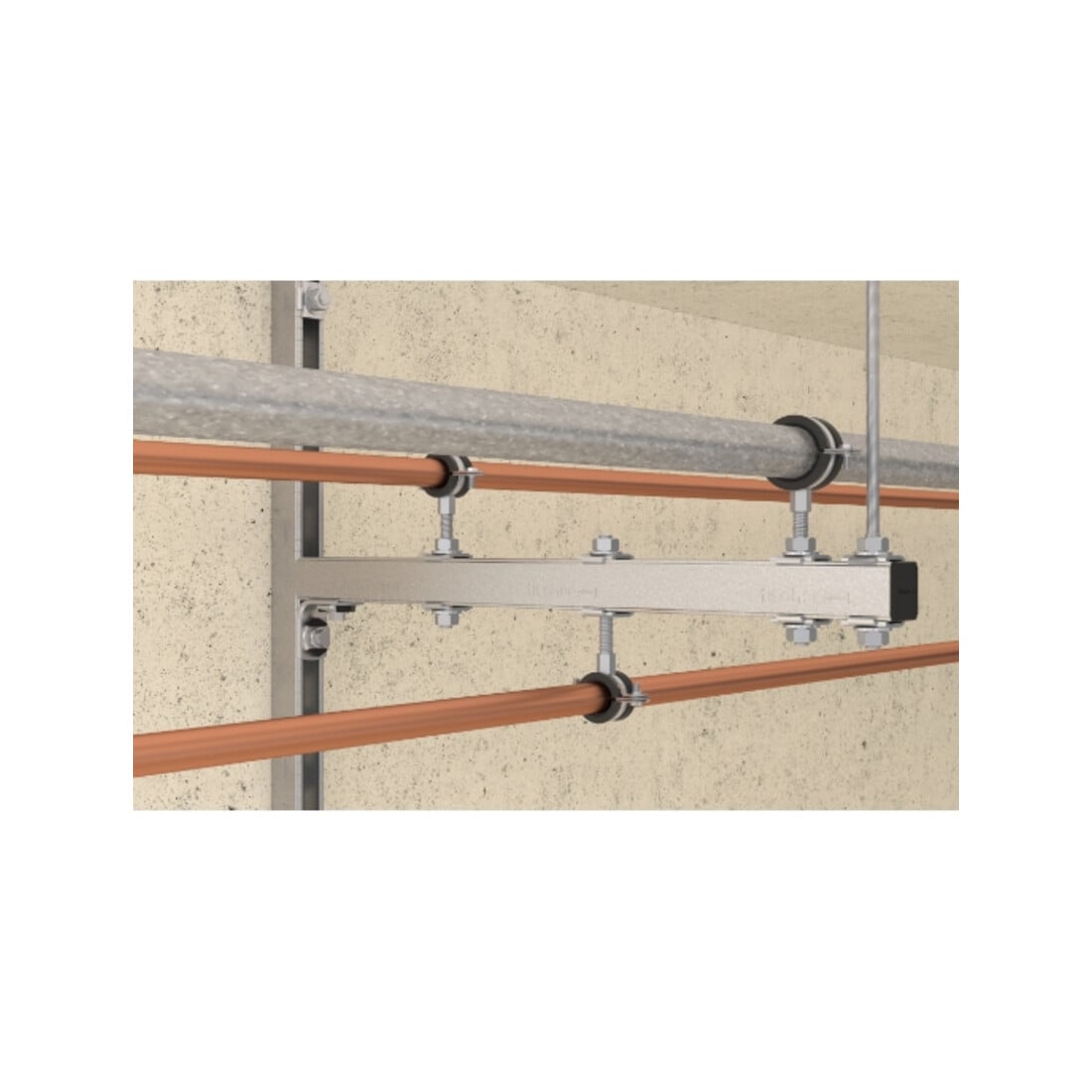 fischer Staffa per tubi FRS-L Universal
