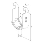 fischer collier à étrier FUBD 48-5