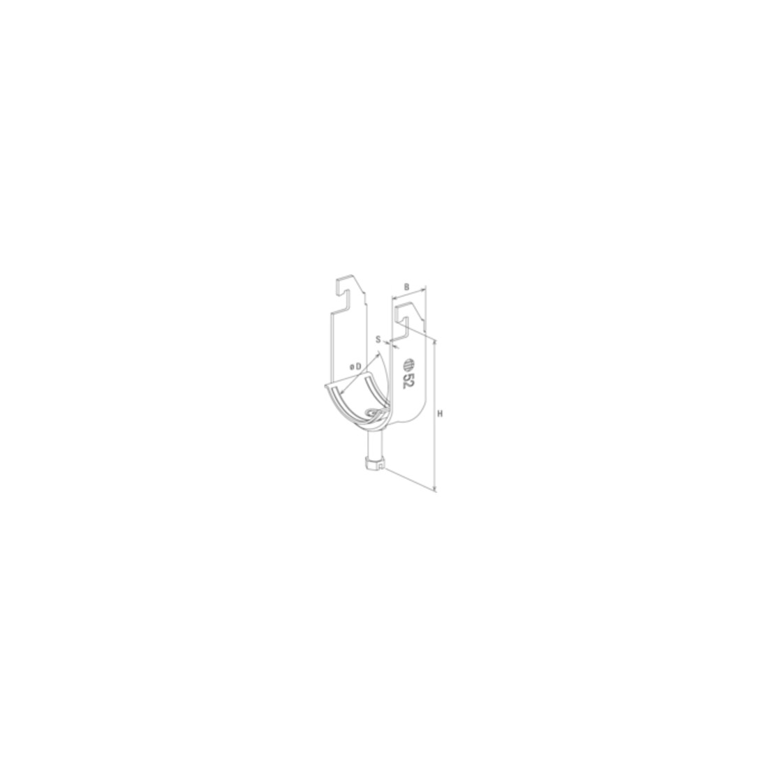 fischer collier à étrier FUBD 48