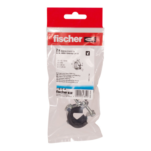 fischer collier articulé pour tuyaux FGRS Plus 1/4" B (2)