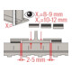 fischer Collier de fixation avec plaque d'espacement FMFS DP4-2