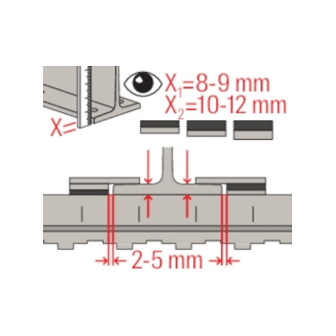 fischer Collier de fixation avec plaque d'espacement FMFS DP4