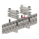 fischer Collier de fixation avec plaque d'espacement FMFS DP4-4