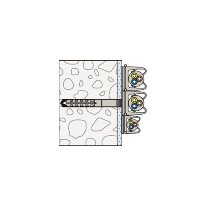 fischer collier de serrage à clipser FC 16-20 GR