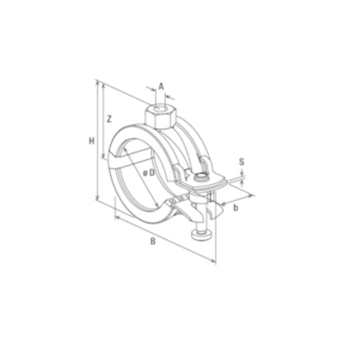 fischer Collier de serrage articulé FKS 20-24