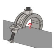fischer Collier de serrage articulé FKS 32-37-2
