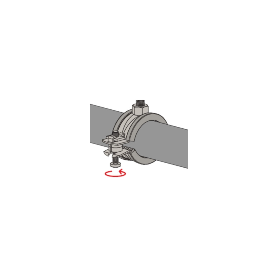fischer Collier de serrage articulé FKS 45-50